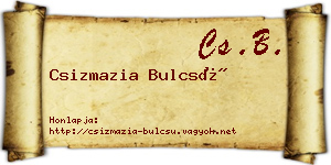 Csizmazia Bulcsú névjegykártya
