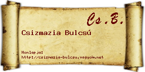 Csizmazia Bulcsú névjegykártya